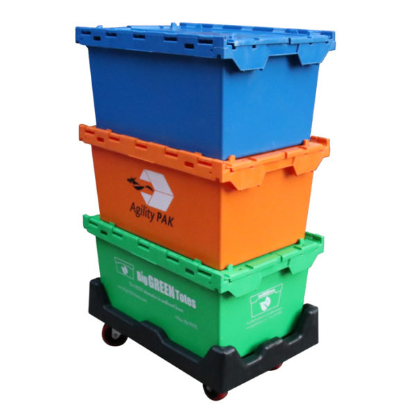 coloured plastic storage boxes